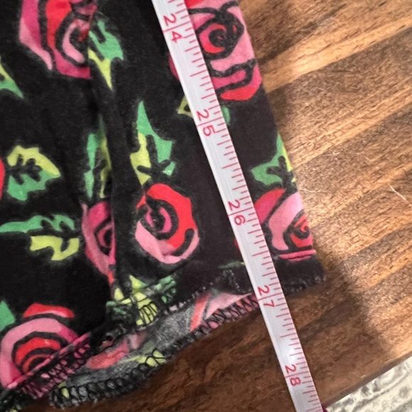 Betsy Johnson Intimates pajamas set, roses, drawstring pant, size small, GUC - Picture 5 of 11